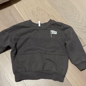 Rylee + Cru Black Kids Sweatshirt